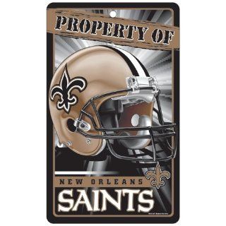 New Orleans Saints   Property Of Sign  Sports Fan Street Signs  Patio, Lawn & Garden