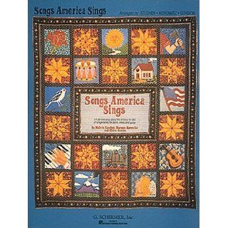 Songs America Sings 121 Easy Arrangements for Piano/Vocal/Guitar Hal Leonard Corp., Melvin Stecher, Norman Horowitz 9780793571802 Books