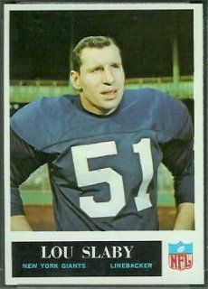 Lou Slaby 1965 Philadelphia Card #121 