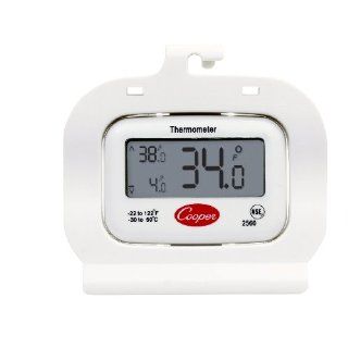 Cooper Atkins 2560 Digital Refrigerator/Freezer Thermometer with Large Display, NSF Certified,  22/122F Temperature Range Science Lab Digital Thermometers