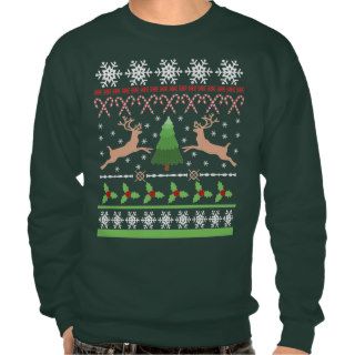 Funny Ugly Christmas Sweater Theme Pull Over Sweatshirt