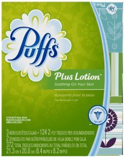 Puffs Plus Lotion Facial Tissues 124 ct, 3pk Health & Personal Care