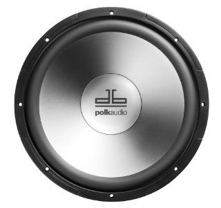 Polk Audio DB 124 DVC 12 Inch Subwoofer with Dual Voice Coils (Single, Black)  Vehicle Subwoofers 