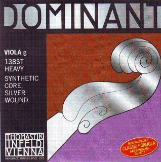 Thomastik Infeld Viola Dominant G   Silver Wound 4/4 Size S, 138 4/4S Musical Instruments