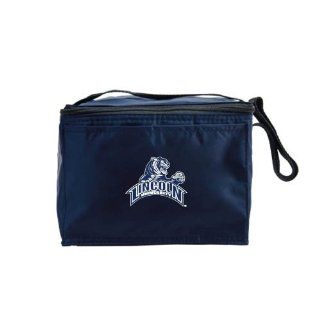 Lincoln Koozie Six Pack Navy Cooler 'Tiger w/Arched Lincoln University'  Sports Fan Coolers  Sports & Outdoors