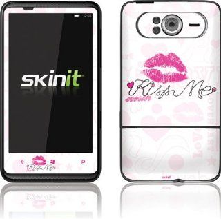 Pink Fashion   Kiss Me Doodle   HTC HD7   Skinit Skin Cell Phones & Accessories