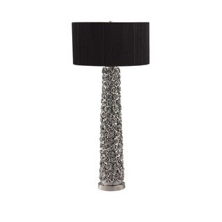 Tall Chromed Rose Column Table Lamp Table Lamps