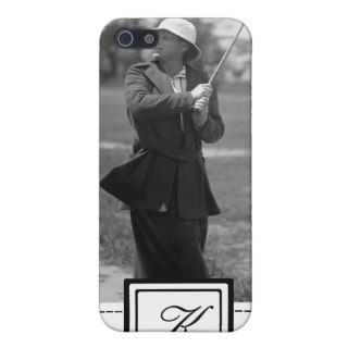 Women's Golf Fashion iPhone 4 Case with Monogram