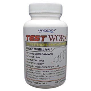Testosterone Booster Supplement TEST WORx   6 Week Cycle   100% Made in the USA Ingredients clinically proven in HUMAN trials to raise testosterone levels by 70 132%. Read More Below Health & Personal Care