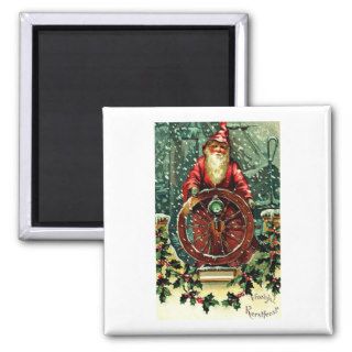 Santa Claus   Nautical Christmas Wishes Magnets
