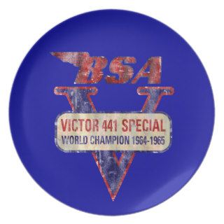 BSA Victor 441 Plates
