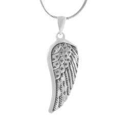 Tressa Sterling Silver Oxidized Angel Wing Necklace Tressa Sterling Silver Necklaces