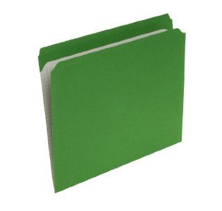Pendaflex Color Reinforced Top File Filders, Bright Green, 100 Per Box (R152 BGR)  Colored File Folders 