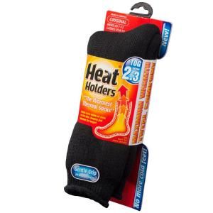 Grabber Mens Heat Holder Black Socks DBUSMHH04H1  Black