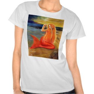 Mermaid key Sunset T Shirts