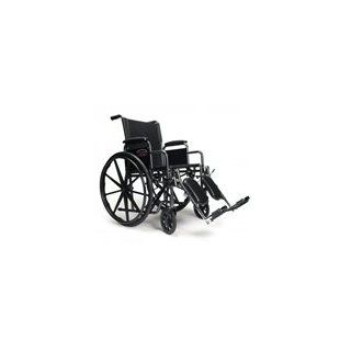 E & J Advantage Wheelchair, 18 x 16   Fixed Full Arm, Swingaway Footrest