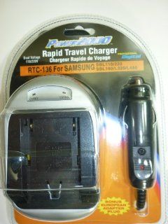 Power2000 RTC 136 Rapid Travel Charger for Samsung SBL 110 / 220  Camcorder Batteries  Camera & Photo