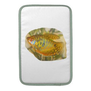 Golden Gourami Side View Saturated Aquarium Fish Sleeve For MacBook Air
