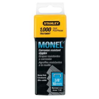 Stanley 3/8 in. Crown Heavy Duty Staple 1000 per Box DISCONTINUED TRA706MT