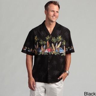 Pacific Legends Men's 'Surfer Lifestyle' Aloha Shirt Casual Shirts