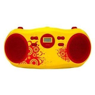 Glee Portable Boombox CD Player with Text Display, AM/FM Stereo Radio, Repeat Function Toys & Games