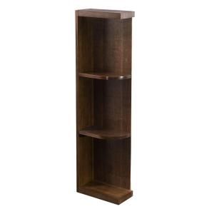 Home Decorators Collection Assembled 8x30x12 in. Wall End Open Shelf Cabinet in Manganite Glaze WEOS630 MG