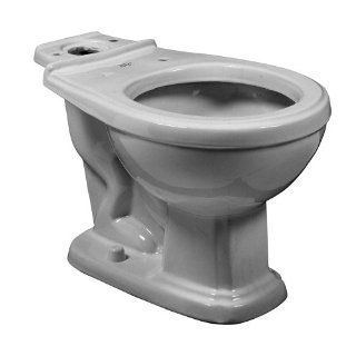 American Standard 3093.013.165 Antiquity/Repertoire Round Front Toilet Bowl, Silver (Bowl Only)    