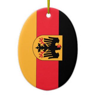 German Coat of Arms Flag Ornament