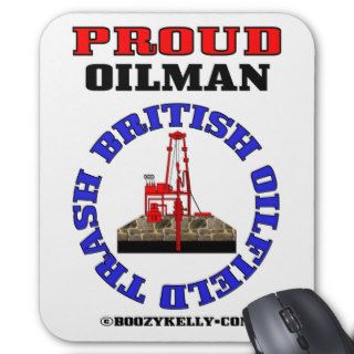 British Oil Field Trash,Mousemat,Oil,Rig,Gift Mousepad