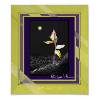 Bright Moon Emotional Art Picture wall print