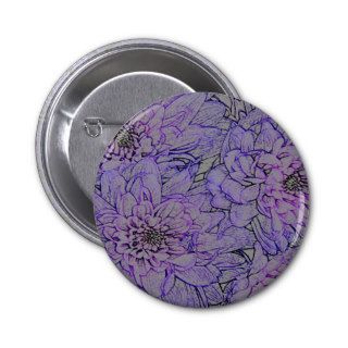 Sophistication Purple Flower Color Pencil Pin