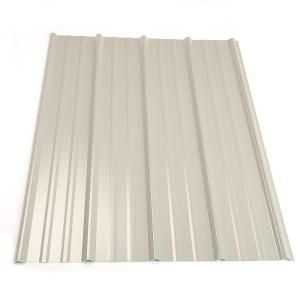Metal Sales 8 ft. Classic Rib Steel Roof Panel in White 2313230