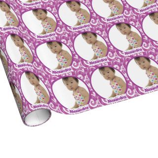 Personalized Baby Photo Wrapping Paper