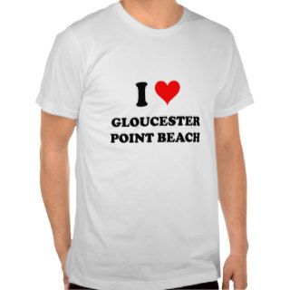 I Love Gloucester Point Beach Virginia T shirts