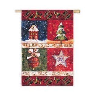 Nostalgia Christmas House Flag  Other Products  
