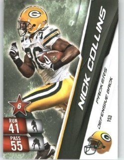 2010 Panini Adrenalyn XL NFL Trading Card #153 Nick Collins   Green Bay Packers   NFL Trading Card Sports Collectibles