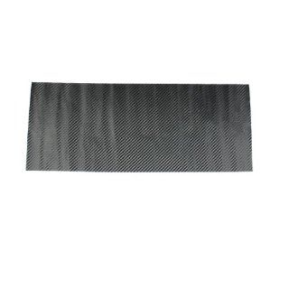 7.9" x 19.7" Diagonal Stripe Car Carbon Fiber Vinyl Decal Sticker Black Automotive