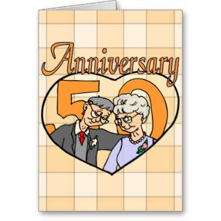 50th Wedding Anniversary Gifts Greeting Cards
