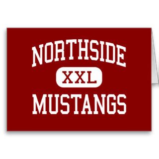 Northside   Mustangs   College   Chicago Illinois Greeting Cards