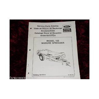 Ford New Holland 155 Manure Spreader OEM Parts Manual Ford New Books