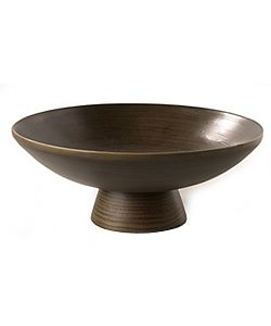 Bamboo Pedestal Bowl (Vietnam) Baskets & Bowls