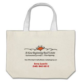 A New Beginning Real Estate Tote Tote Bags