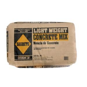 SAKRETE 2/3 cu. ft. Lightweight Concrete 100033440