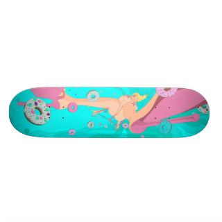 donut crazy custom skate board