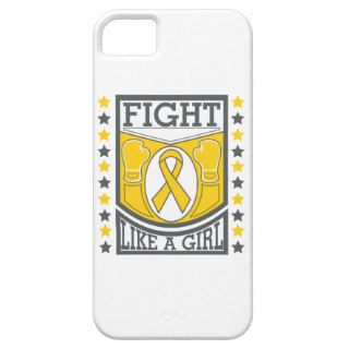 Childhood Cancer Fight Like A Girl Banner iPhone 5/5S Case