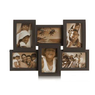 Melannco 6 Opening Collage Picture Frame, Espresso   Home Decor Accents