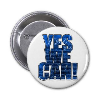 Obama "Yes We Can" Button