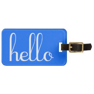 HELLO   Customize your color   Tags For Luggage