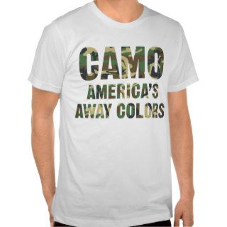 Camo America's Away Colors Shirt
