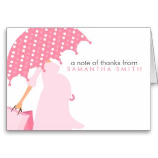 Pregnant Mom Baby Shower Thank You Notes Cards